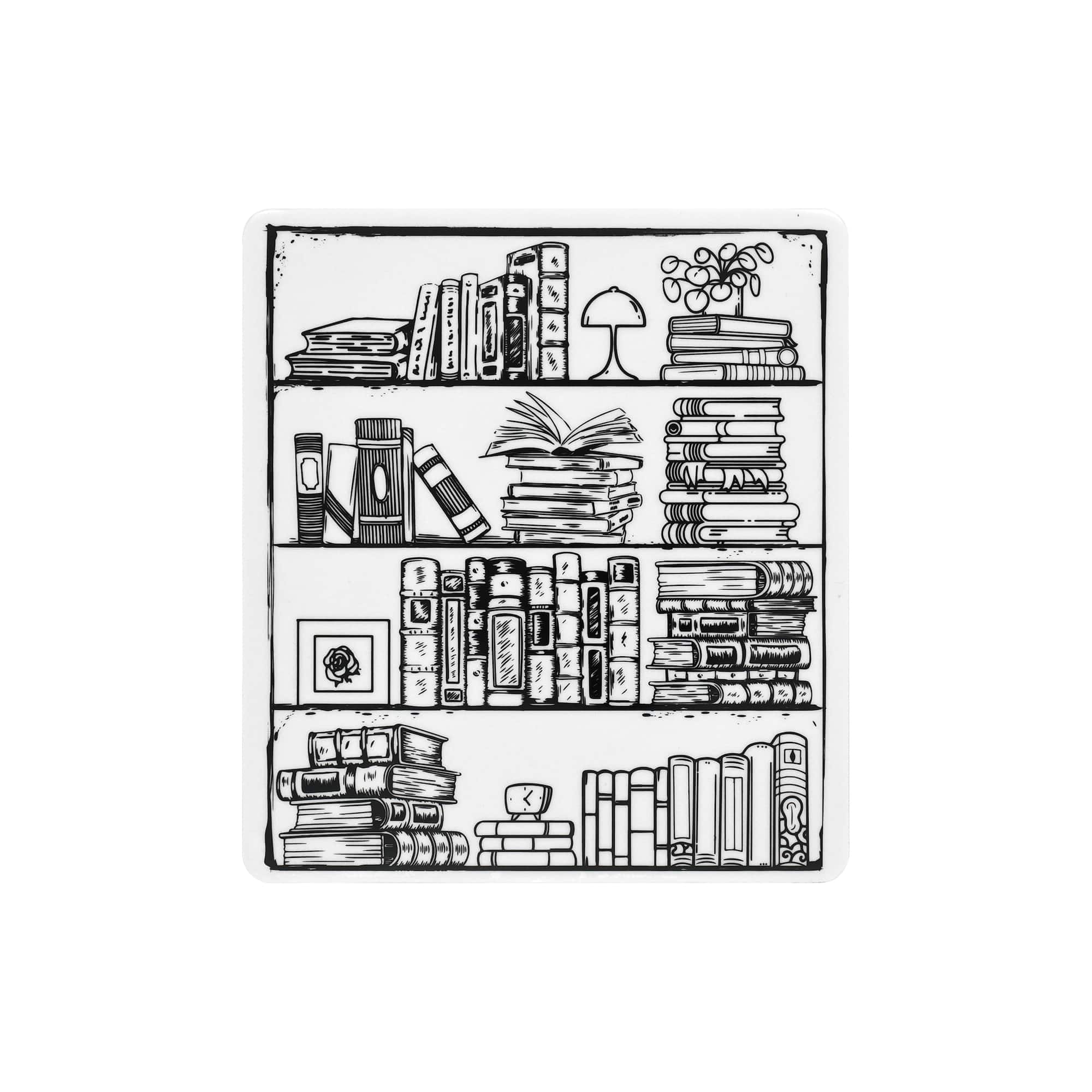 Full Book Shelf Cling Stamp by Recollections™